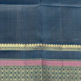 Mila Diamond Duo Thread Woven Border Silk Saree