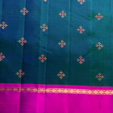 Vera Kolam Contrast Border Kanchipuram Silk Saree