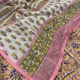 Mishrita Pink Printed Kota Saree