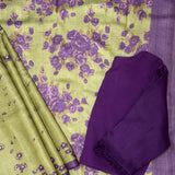 Veena Apple Blossom Tussar Saree