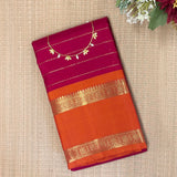Chevron Glow Kanchipuram Silk Saree