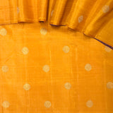 Ranya Ochre Dots Kanchipuram Silk Saree