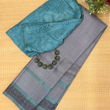 Kimaya Quad Stripe Silk Saree