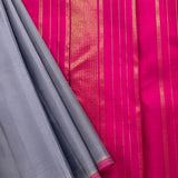 Lavanyam Grey Kanchi Silk Saree
