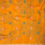 Mila Foliage Thread Woven Border Silk Saree