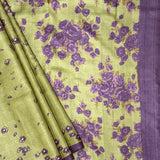 Veena Apple Blossom Tussar Saree
