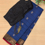 Kimaya Swan Motif Silk Saree