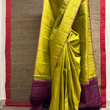 Nihira rising lines kanchipuram silk saree