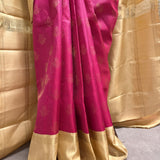 Sumangala Zari Checks Kanchipuram Silk Saree
