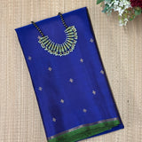 Kalpataru Floral Butta Hand Painted Silk Saree
