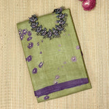 Veena Apple Blossom Tussar Saree