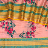 Mila Blossom Thread Woven Border Silk Saree
