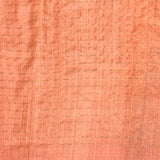 Maya Peach Zari Checks Tussar Saree