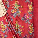 Veena Long Border Tussar Saree