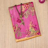 Veena Long Border Tussar Saree