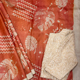Veena Monstera Tussar Saree