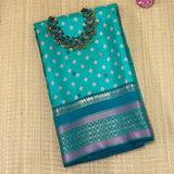 Mila Diamond Duo Thread Woven Border Silk Saree