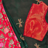 Mishrita Textural Symphony Kanchi Organza Saree