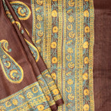 Veena Paisley Tussar Saree
