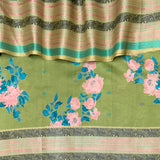 Mila Floral Thread Woven Border Silk Saree