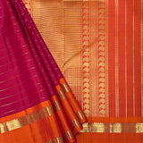 Chevron Glow Kanchipuram Silk Saree