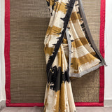 Brush Dyed Cotton Saree