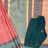 Mila Paisley Thread Woven Border Silk Saree