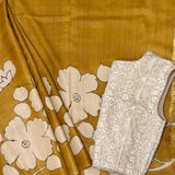 Veena Soft Glow Tussar Saree