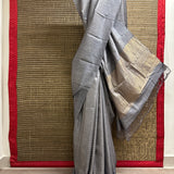 Maya Zari Checks Tussar Saree