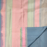 Kimaya Self Striped Silk Saree