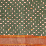 Mila Green Spark Thread Woven Border Silk Saree