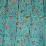 Veena Azure Bloom Tussar Saree
