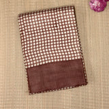 Veena Espresso Checkmate Tussar Saree