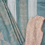 Veena Woven Border Tussar Saree