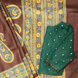 Veena Paisley Tussar Saree