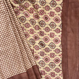 Veena Espresso Checkmate Tussar Saree
