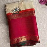 Sumangala rudraksham kanchipuram silk saree