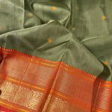 Kimaya peacock border silk saree