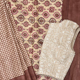 Veena Espresso Checkmate Tussar Saree