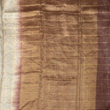 Maya Checkered Tussar Saree