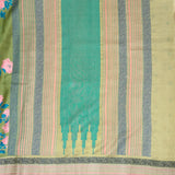 Mila Floral Thread Woven Border Silk Saree