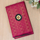 Ranya tricolour kanchipuram silk saree