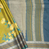 Mila Floral Thread Woven Border Silk Saree