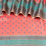 Mila Paisley Thread Woven Border Silk Saree