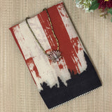 Brush Dyed Cotton Saree