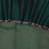Nihira Twinline Kanchipuram Silk Saree - Dark Green