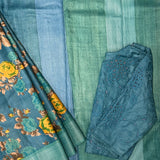 Veena Woven Border Tussar Saree