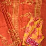 Veena Coralbloom Tussar Saree