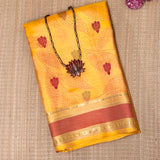 Mila Foliage Thread Woven Border Silk Saree