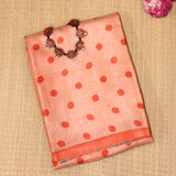 Veena Orange Retro Tussar Saree